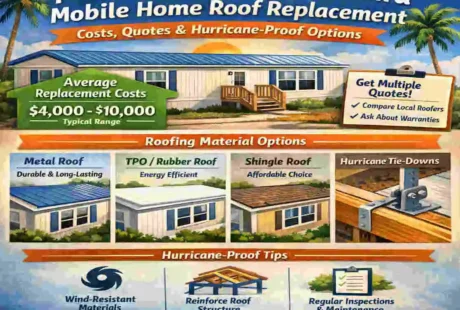 Florida Mobile Home Roof Replacement: Costs