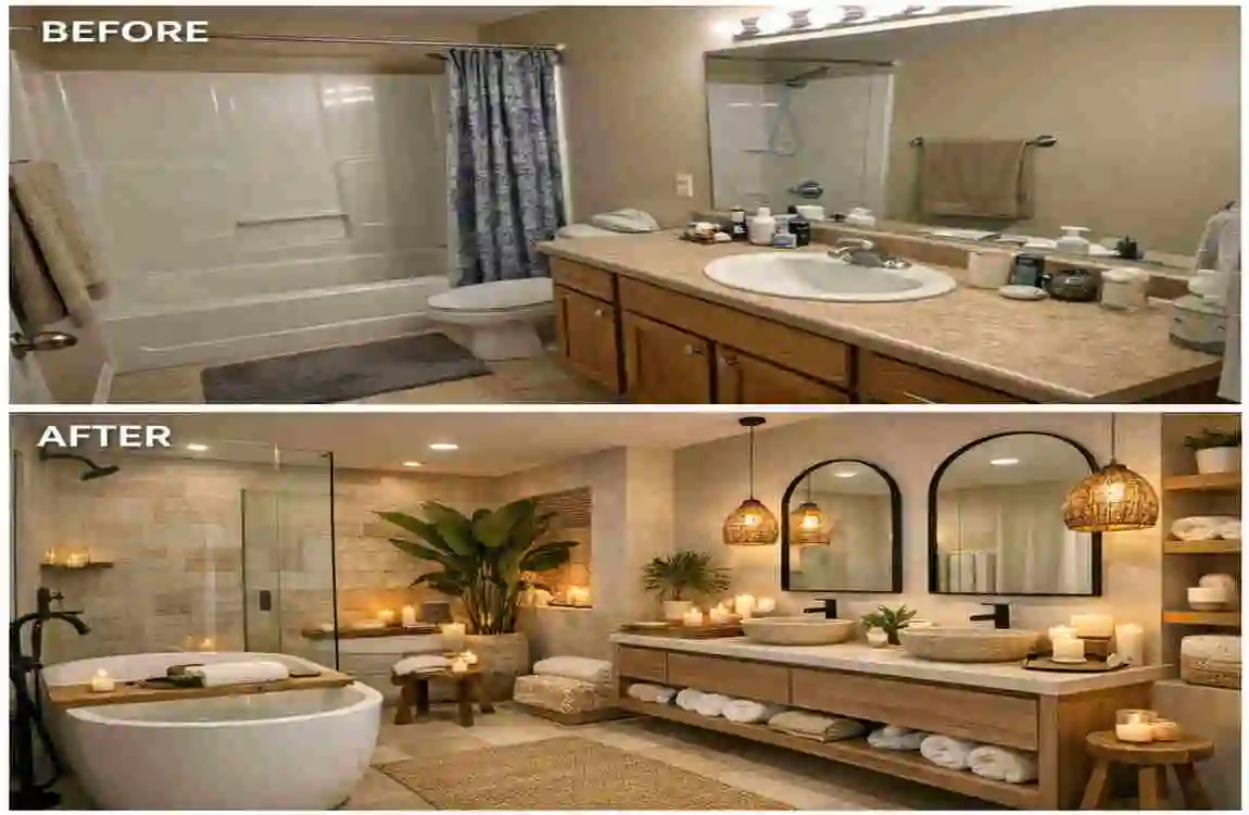 how to create a spa like bathroom at home