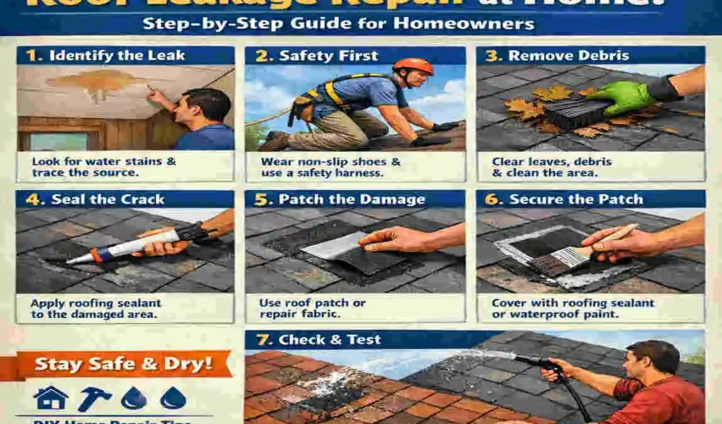 How to Do Roof Leakage Repair at Home