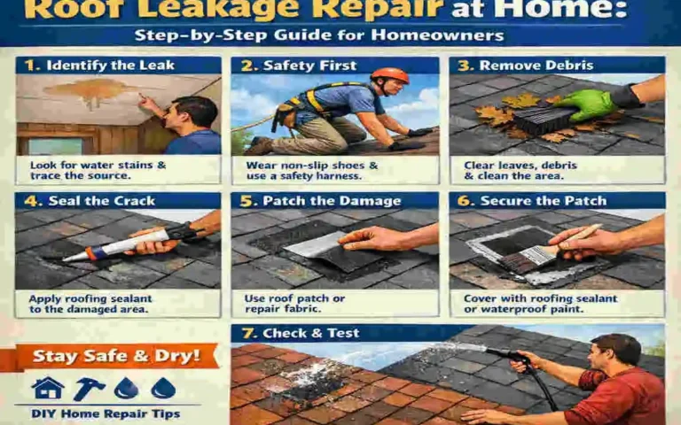 How to Do Roof Leakage Repair at Home