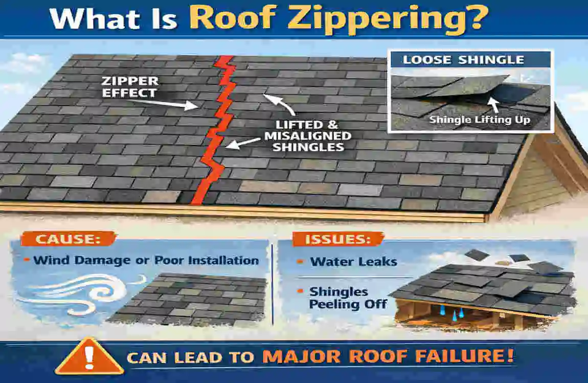 What Is Roof Zippering