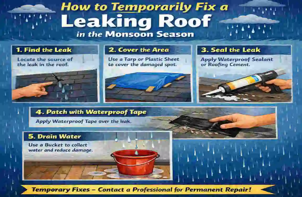 emporarily Fix Your Leaking Roof at Home