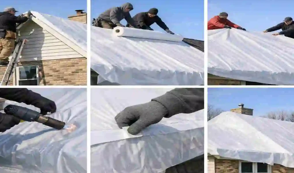 How to Wrap Your House Roof