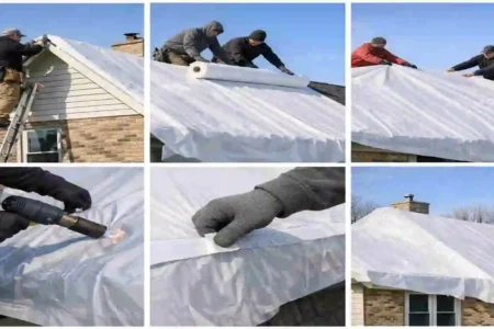 How to Wrap Your House Roof