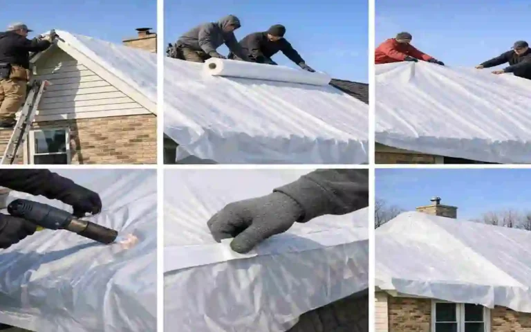 How to Wrap Your House Roof