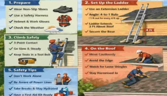 How to Climb Your House Roof Safely