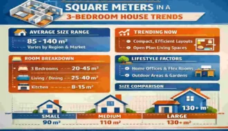 Square Meters in a 3-Bedroom House