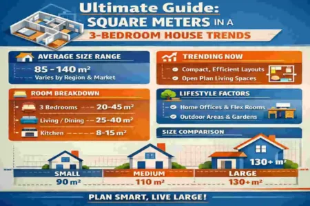 Square Meters in a 3-Bedroom House