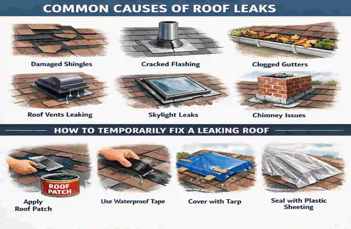 emporarily Fix Your Leaking Roof at Home