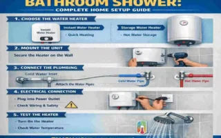How to Install a Water Heater in Your Bathroom Shower