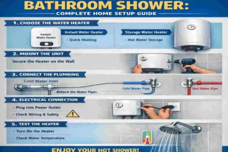 How to Install a Water Heater in Your Bathroom Shower