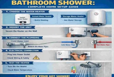 How to Install a Water Heater in Your Bathroom Shower