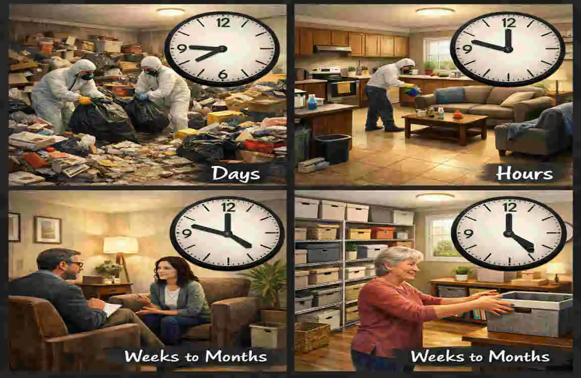 How Long to Clean a Hoarder's House