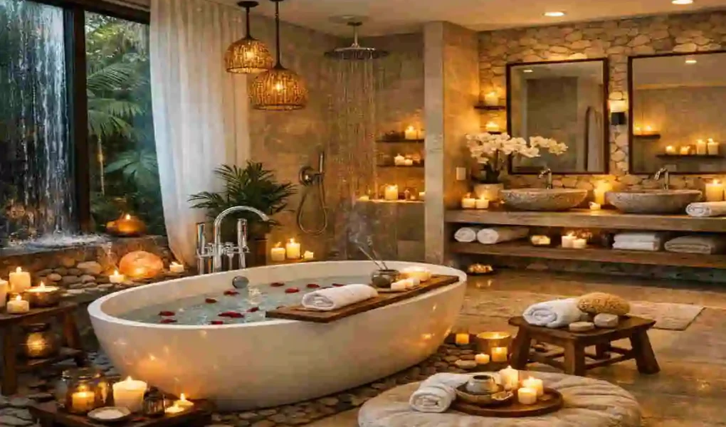 how to create a spa like bathroom at home