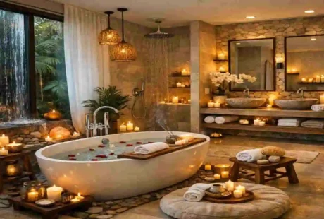 how to create a spa like bathroom at home