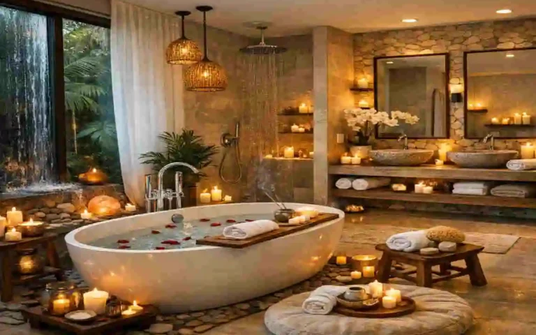 how to create a spa like bathroom at home