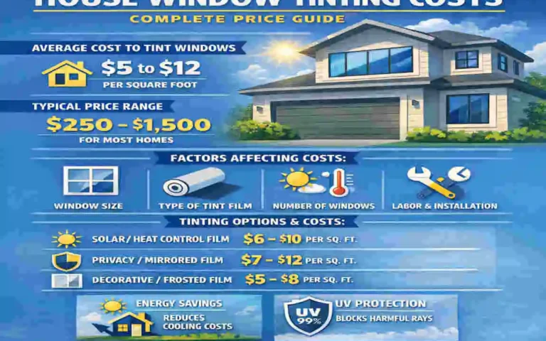 House Window Tinting Costs