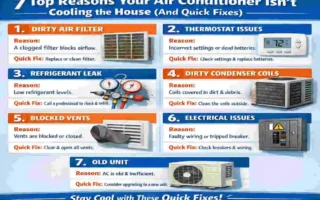 when air conditioner is not cooling house