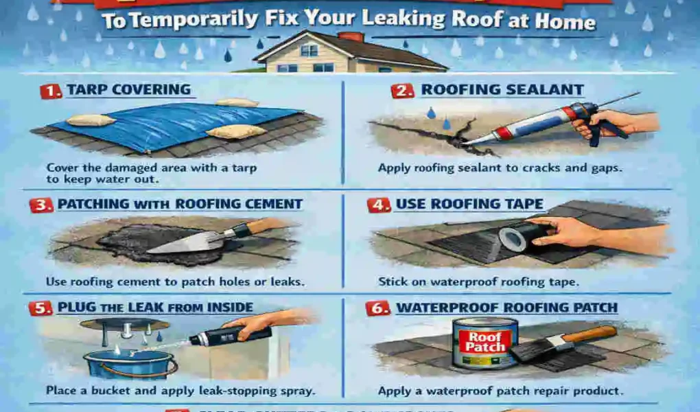emporarily Fix Your Leaking Roof at Home