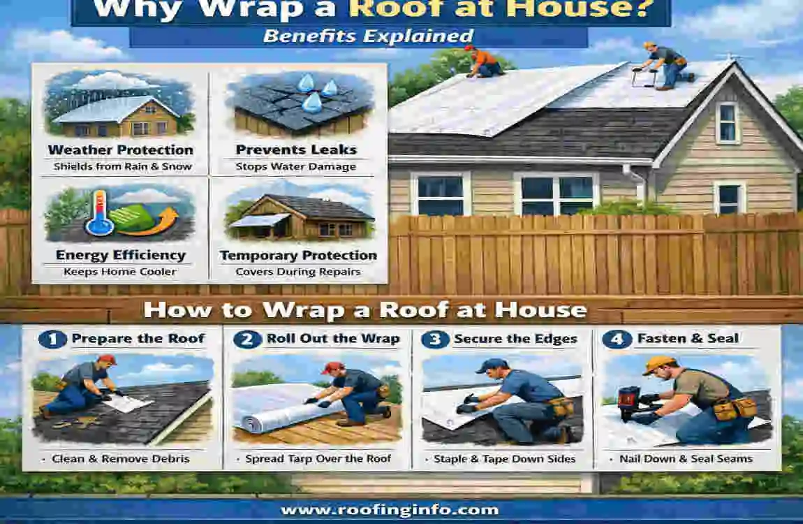 How to Wrap Your House Roof