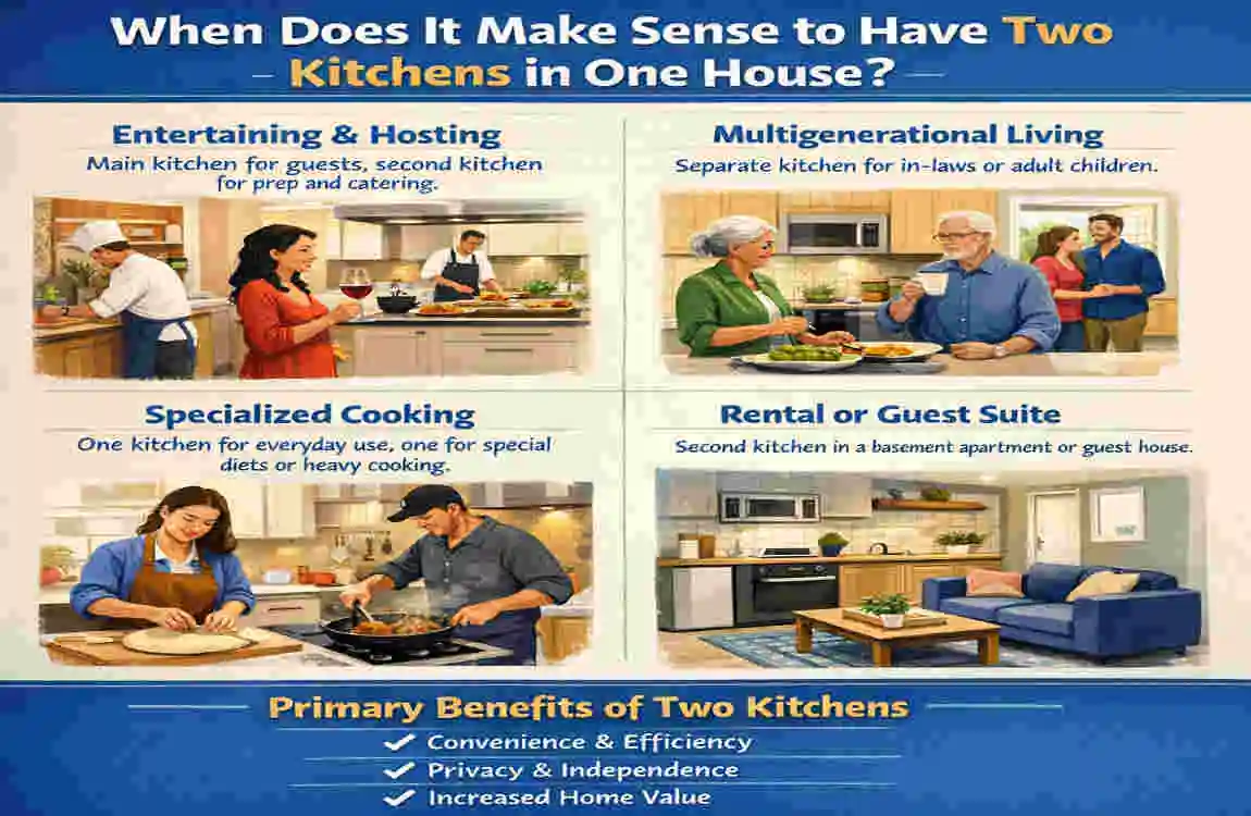can i have 2 kitchens in one house