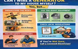 how to wire in a generator to your house