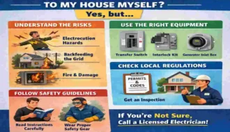 how to wire in a generator to your house