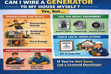 how to wire in a generator to your house