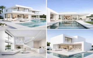 White Modern Homes