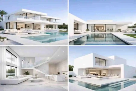 White Modern Homes