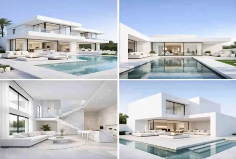 White Modern Homes