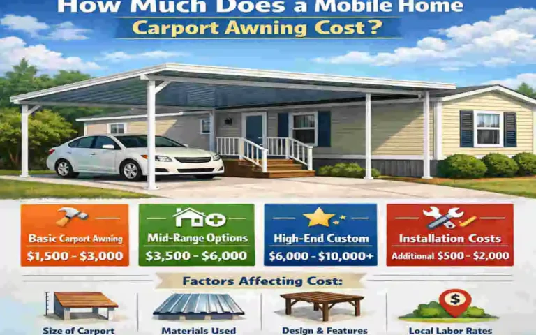 Mobile Home Carport Awning