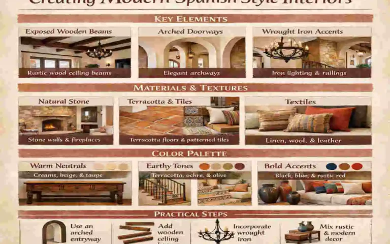 Modern Spanish Style Home Interiors