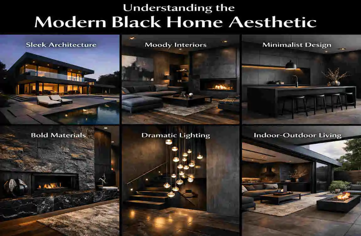Modern Black Home