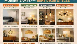 modern home decoration lamp matching styles guide