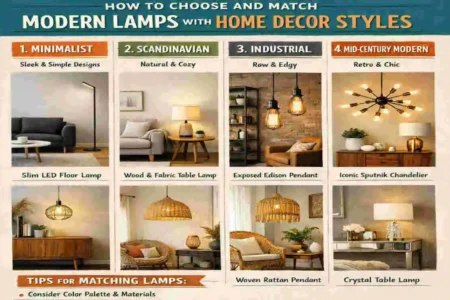 modern home decoration lamp matching styles guide