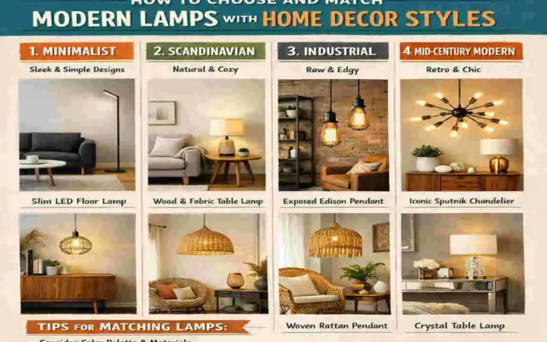 modern home decoration lamp matching styles guide