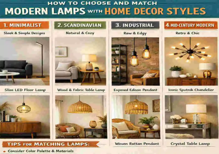 modern home decoration lamp matching styles guide