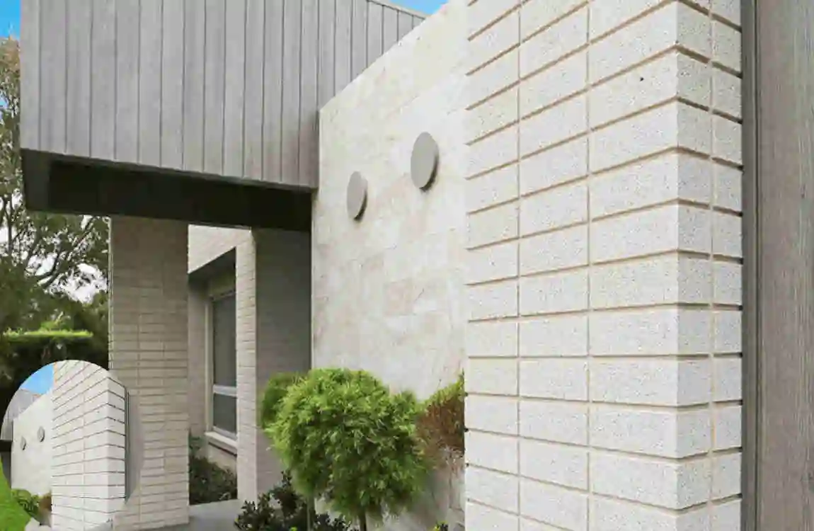 Modern White Brick Homes
