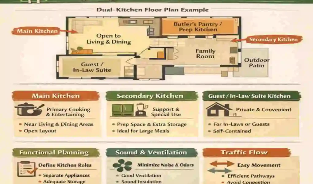 can i have 2 kitchens in one house