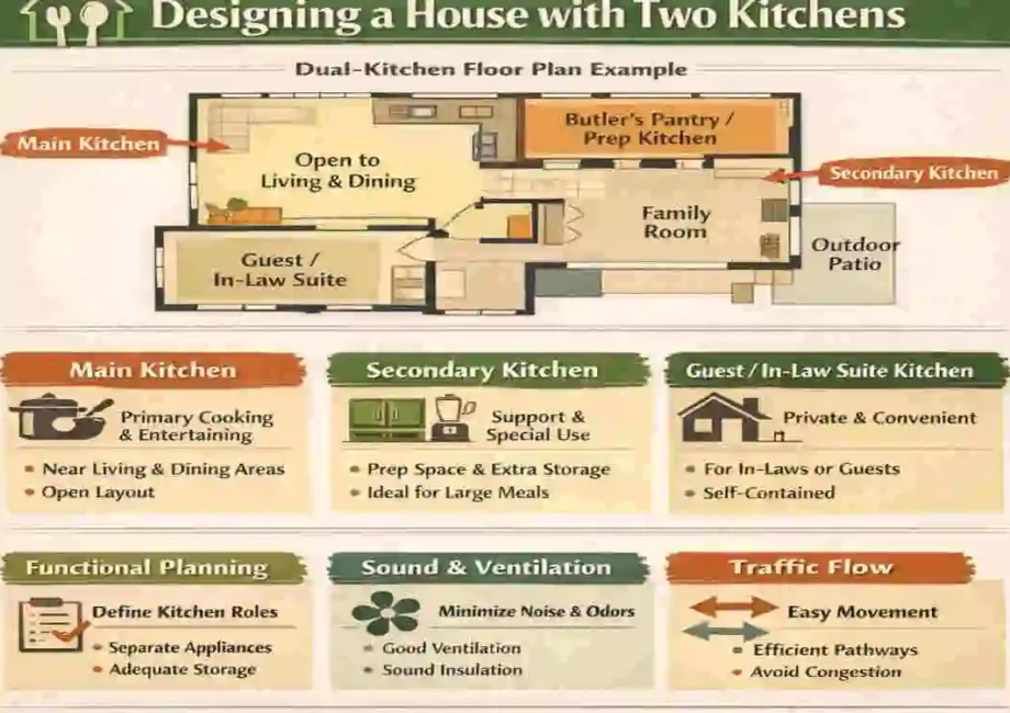 can i have 2 kitchens in one house