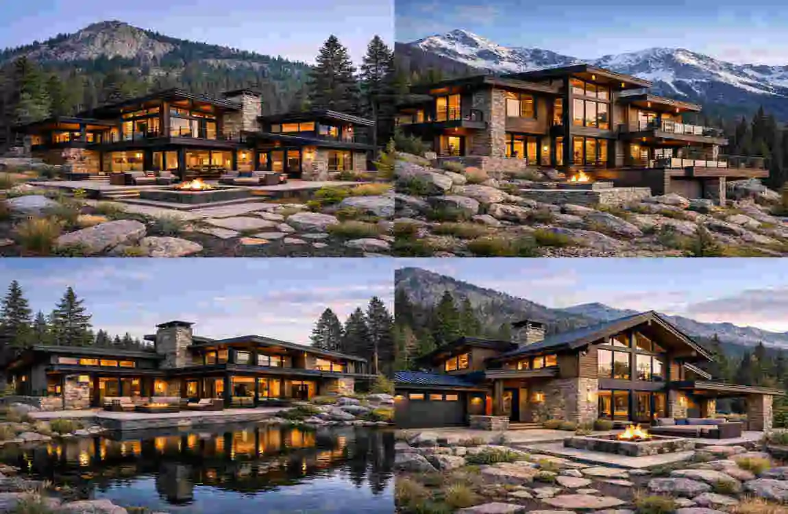 Modern Mountain Home Exteriors