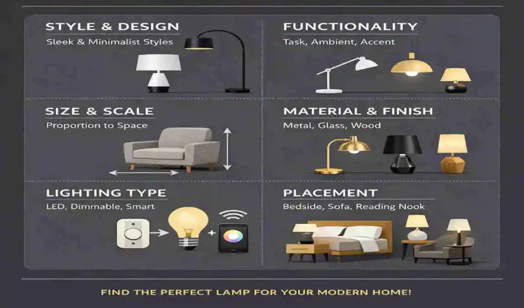 matching lamps with modern home decor styles guide