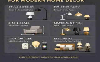 matching lamps with modern home decor styles guide