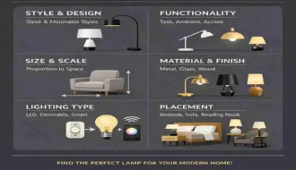 matching lamps with modern home decor styles guide