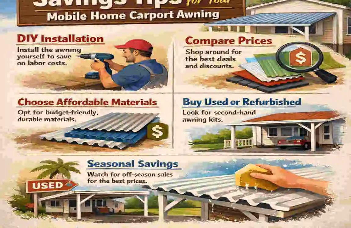 Mobile Home Carport Awning
