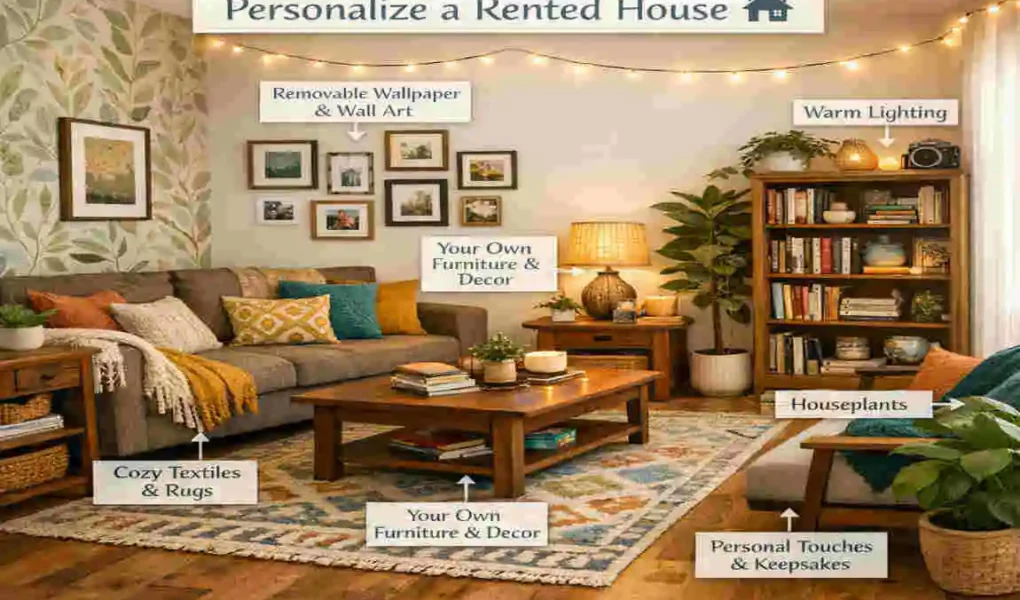 how to decorate a rented house