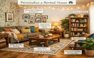 how to decorate a rented house