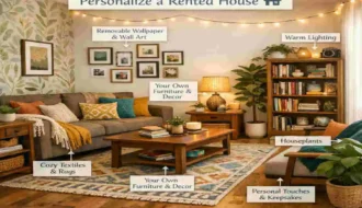 how to decorate a rented house