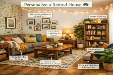 how to decorate a rented house